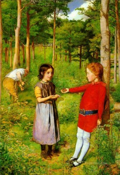  Hunters Art - hunters daughter Pre Raphaelite John Everett Millais